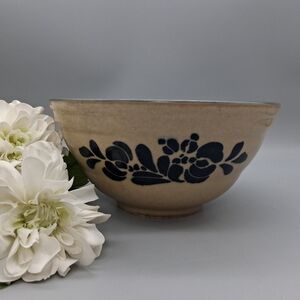 Vintage Pfaltzgraff Folk Art Mixing Bowl #458 Serving Bowl